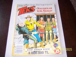 TEKS SAYI-25  .. AYLIK ÇİZGİ ROMAN DERGİSİ...NAVAJOLAR İÇİN ADALET..