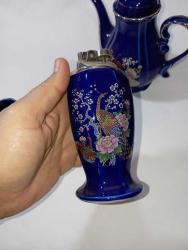 VİNTAGE JAPON PORSELEN CAYDANLİK ÇAKMAKLIK SÜTLÜK