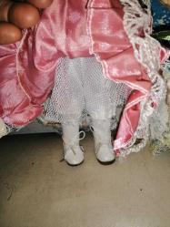 30 cm boy KONTES BEBEK YEŞİL GÖZLÜ KIZIL SAÇLI ÇOK GÜZEL KUSURSUZ