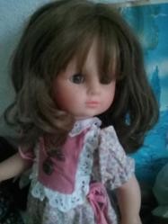 ALMAN ZAPF BEBEK KUSURSUZ BOY 45 cm Kahve Saçlı Çok güzel