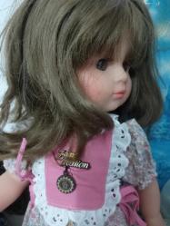 ALMAN ZAPF BEBEK KUSURSUZ BOY 45 cm Kahve Saçlı Çok güzel