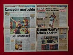 Galatasaray 5-1 Fenerbahçe - 12 Mayıs 2005 - Türkiye Kupası Şampiyonu Galatasaray - Milliyet Taktik Gazetesi - 8 Sayfa