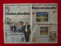 Galatasaray 5-1 Fenerbahçe - 12 Mayıs 2005 - Türkiye Kupası Şampiyonu Galatasaray - Milliyet Taktik Gazetesi - 8 Sayfa