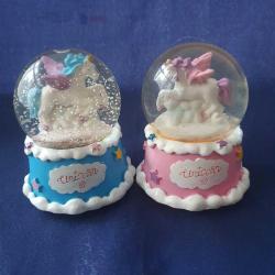 Unicorn Işıklı Kar Küresi - 2 Adet