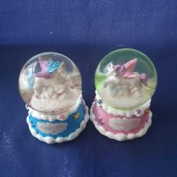 Unicorn Işıklı Kar Küresi - 2 Adet