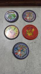 pokemon plastik tasolar 5 adet