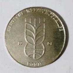 Almanya, Açlığa Karşı Yardımlaşma 1985 Bonn Hatıra Madalya  12.3 Gr. / 32 mm (169)