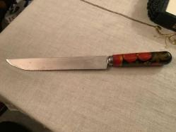 LOT.6 » SOVYET DÖNEMİ EL İŞLEME AHŞAP SAPLI BIÇAK