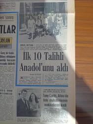 Hürriyet Gazetesi - Turkish Newspaper - 13 Temmuz 1969 - dolmabahçe'de Anadol Bayramı ilk on talihli Anadol'unu aldı fotoğraf - Tony Curtis Atina'da foto muhabirlerinin makinelerini kırdı - Ay'a iniş yolculuğuna 3 gün var - Muammer Kaylan Cape Kennedy'den bildiriyor - sağlam çıkan astronotlar uçuşu hazır - NATO İş tekrar grev kararı aldı - Haseki Hastanesi'nin 65'lik Doktor ikizleri Galip ve Emin Kıcıman emekliye ayrıldı - Süleyman Demirel onarılan liseyi tekrar açtı demesinler diye açmadı - astronotlar neler yiyecek - İstanbul Ankara İzmir Radyosu Programı - Neil Armstrong sivil astronot olduğu için Ay'a ilk defa çıkacak - Galatasaraylı Feridun Öztürk Yıldırım nikahı yapıyor fotoğraf - Göztepe'nin kupadaki rakibi Union meyhaneden yönetiliyor - Galatasaraylı Ergin Gürses sessizce Bursalı oldu - Maraton Acet'in ilk etabın birincisi Gavril üşüdüğünden yarışı terk etti fotoğraf - beden terbiyesi Genel Müdürü Ulvi Yenal Samsun beni korkutuyor dedi - milletlerarası yat yarışması