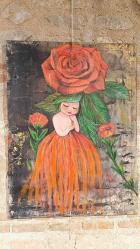 Gül Kız’ın Uyanışı – 90x120 cm Tuval Üzeri Akrilik Tablo