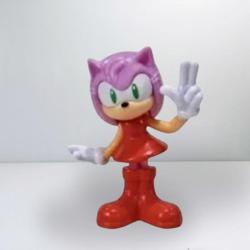 Sonic Amy Rose Figür - Burger King Oyuncak 2025 Ambalajında