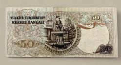 TC 6. Emisyon 1.Tertip 50 Türk Lirası Çil Altı