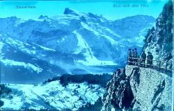 Kartpostal - STANSERHORN - Blick nach dem Titlis