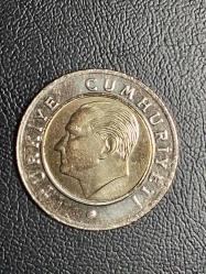 2021 YILI  MADENİ 50 KURUŞ ( BASKI ERÖRLÜ ) ÇİL  TCB 5654