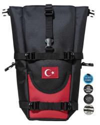 MOTOSİKLET ÖN YAN AVADANLIK ÇANTALARI KIRMIZILI