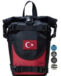 MOTOSİKLET ÖN YAN AVADANLIK ÇANTALARI KIRMIZILI