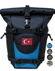 MOTOSİKLET ÖN YAN AVADANLIK ÇANTALARI MAVİLİ