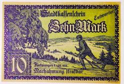 Almanya Asırlık Banknot 10 Mark 1918..