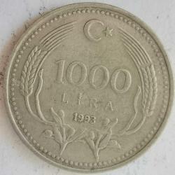 TÜRKİYE 1993  1000  LİRA