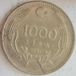 TÜRKİYE 1991  1000  LİRA