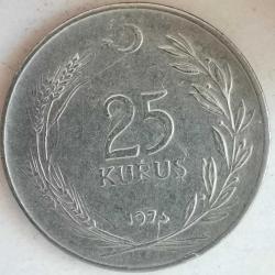 TÜRKİYE 1974    25  KURUŞ