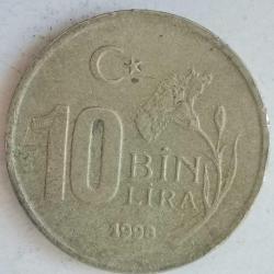 TÜRKİYE 1998   10 BİN LİRA