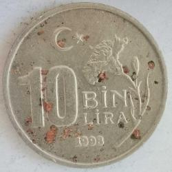 TÜRKİYE 1998  10 BİN LİRA