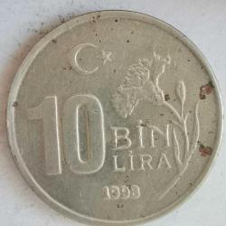 TÜRKİYE 1998  10 BİN LİRA