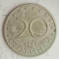BULGARİSTAN 1999     20 STOTINKA