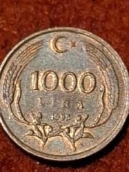 1000 Türk lirası 1993 2 adet