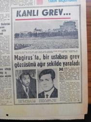 Hürriyet Gazetesi - Turkish Newspaper - 7 Aralık 1968 - Sadettin Bilgiç Süleyman Demirel ile telefonda kavga etti fotoğraf - Dokuz bakan değişecek Cüneyt Arcayürek bildiriyor - Zenci Müslümanlar arasında bir Türk gazeteci Muammer Kaylan Fotoğrafı - Mario Dario'nun meslek arkadaşlarına göre İzmir'e gömülmek onun vasiyetiydi - Alman polisi katil 2 Türk Ali Kemal Akdeniz ve Ahmet Yıldız'ı yakalamak için seferber oldu fotoğraf - Arjantin okul gemisi öğrencileri ülkelerinde basılan Atatürk pullarını dağıttılar fotoğraf - Magirus Deutz otobüs montaj fabrikasında kanlı grev fotoğraf - Tarkan Honoriva'nın yüzüğü yazan ve çizen Sezgin Burak - Gönül avcısı yazan ve çizen Faruk Geç - İstanbul Ankara İzmir Radyosu Programı - Burç falınız - Vog Eva külotları ve bikinileri - pelikan mürekkep - Siemens elektrik süpürgesi - Türk mimar Mehmet Altay'ın projesini çizdiği Şikagoda yapılacak cami Fotoğrafı - Profesör Abdullah Kuran'ın camilerimiz ile ilgili eseri Amerika'da yayınlandı - Cihat Erbil iğfal