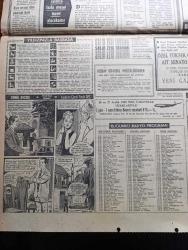 Hürriyet Gazetesi - Turkish Newspaper - 7 Aralık 1968 - Sadettin Bilgiç Süleyman Demirel ile telefonda kavga etti fotoğraf - Dokuz bakan değişecek Cüneyt Arcayürek bildiriyor - Zenci Müslümanlar arasında bir Türk gazeteci Muammer Kaylan Fotoğrafı - Mario Dario'nun meslek arkadaşlarına göre İzmir'e gömülmek onun vasiyetiydi - Alman polisi katil 2 Türk Ali Kemal Akdeniz ve Ahmet Yıldız'ı yakalamak için seferber oldu fotoğraf - Arjantin okul gemisi öğrencileri ülkelerinde basılan Atatürk pullarını dağıttılar fotoğraf - Magirus Deutz otobüs montaj fabrikasında kanlı grev fotoğraf - Tarkan Honoriva'nın yüzüğü yazan ve çizen Sezgin Burak - Gönül avcısı yazan ve çizen Faruk Geç - İstanbul Ankara İzmir Radyosu Programı - Burç falınız - Vog Eva külotları ve bikinileri - pelikan mürekkep - Siemens elektrik süpürgesi - Türk mimar Mehmet Altay'ın projesini çizdiği Şikagoda yapılacak cami Fotoğrafı - Profesör Abdullah Kuran'ın camilerimiz ile ilgili eseri Amerika'da yayınlandı - Cihat Erbil iğfal
