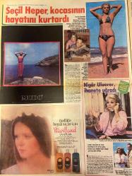 HAFTA SONU GAZETESİ DOĞUM GÜNÜ HEDİYESİ  ( Turkish Newspaper ) - 30 MAYIS 1980 -TAM TAKIM 12 SAYFADIR -Memduh Ün – Fatma Girik – Tarık Akan – Selda – Sezer Aksu – Şehnaz – Feri Cansel – Seçil Heper – Nigar Uluerer – Cüneyt Arkın – Betül Arkın – Defne Yalnız – Sevim Çağlayan – Ümit Tokcan – Gönül Akkor – Ali – Diskotek Leyla – Bastıbacak – Bizimkiler Fatma Girik’in uçuruma ittiği kız – Memduh Ün’ün tek kızı akıl hastanesine düştü – Fatma Girik – Selim Güner – Yusuf Sezgin – Erol Büyükburç – Tatlıses – Vanlı İses – Melek Zobu – Sevim Çağlayan – Defne Yalnız – Bülent Ersoy – Bo Derek – Bakan Bey – Kadir İnanır – Ekrem Bora – Serpil Örümcer – Diskotek Leyla – Bastıbacak – Bizimkiler Fatma Girik’in uçuruma ittiği kız – Bu, Fatma’nın ikinci kurbanıdır – Oğlum o adama ‘baba’ diyemez – Sakat kalmak korkusu hiçbir şeye benzemiyor – Tatlıses’e karşı Vanlıses – Kocası soyuyor Bo üne kavuşuyor – Korkudan yatağa düştü – Bülent Ersoy Paris’ten arıyor – Ne de olsa eski toprak – Saadet Sun “İnadım ina