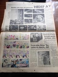 Hürriyet Gazetesi - Turkish Newspaper - 12 Ekim 1968 - Yarın Ankara'dan hareket edecek olan ilk Türk işçi kafilesi Avustralya'da törenle karşılanacak - niçin dünyanın öbür ucuna gidiyoruz anlatan Behçet Yurtçu döküm işçisi - Nasır Süleyman Demirel'i kahire'de görmekten memnunluk duyacağını bildirdi - meclis avans kanununu dün kabul etti - Selim Sarper vefat etti - Apollo 7 11 günlük yolculuğa başladı -11 gün fezada dolaşacak olan 3 astronot Walter Cunningham Walter M. Schirra ve Donn Eiselle fotoğraf - Samandağ'da öğrenciler okulu tahrip ettiler - Türk polis şefi gündüz Aktuğ Paris'te interpole kayıtlı beynelmilel suçlular hakkında bilgi alıyor fotoğraf - Ankara Tıp fakültesi öğretim üyeleri birbirine düştü - Tarkan Kuzey canavarları yazan ve çizen Sezgin Burak - kirli milyonlar yazan ve çizen Faruk Geç - İstanbul Ankara İzmir Radyosu Programı - Amerika yolculuğunun son provasında Hedef Ay fotoğraflar - Güre köyü delikanlıları Türkmen elbiseli Alman kızını gelin zannedip karşıladılar
