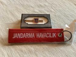 JANDARMA KRAVAT İĞNESİ VE JANDARMA HAVACILIK ATAK ANAHTARLIK
