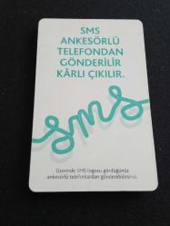 T.TELEKOM - SMS 50'LİK TELEFON KARTI AĞUSTOS 2009