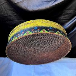 Dekoratif El Boyamalı Ahşap Elek