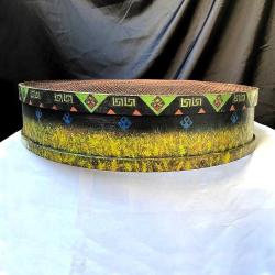 Dekoratif El Boyamalı Ahşap Elek