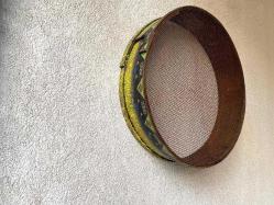 Dekoratif El Boyamalı Ahşap Elek