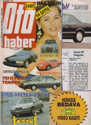 OTOHABER    26 NİSAN 1993   SAYI: 75  ( ÖN KAPAK KESİK DEĞİL KAPAKTAKİ KUPONLARI ALINMIŞTIR)  ESKİ OTOMOBİL DERGİLERİ - OPEL VECTRA GT 16V