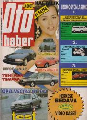 OTOHABER    26 NİSAN 1993   SAYI: 75  ( ÖN KAPAK KESİK DEĞİL KAPAKTAKİ KUPONLARI ALINMIŞTIR)  ESKİ OTOMOBİL DERGİLERİ - OPEL VECTRA GT 16V