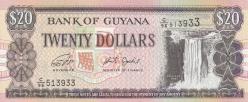 GUYANA 20 DOLAR ÇİL