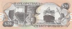GUYANA 20 DOLAR ÇİL