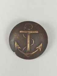 LOT.2 » Nadir Antika Osmanlı Yazılı Denizci ( Bahriyeli ) Düğmesi