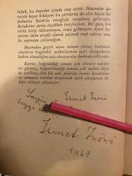 İnönü'nün Hatıraları - Gençlik Subaylık Yıllarım 1884 - 1918 [ İsmet İnönü Tarafından İthaflı İmzalı  ]
