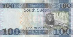 Güney Sudan 100 Pound Çil