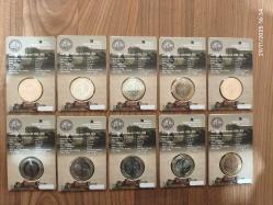 Özel Folderinde 10 ADET Gaziantep Gazilik Ünvanının 100. Yılı 1 TL