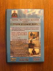 Optimal Performance Bodywork Volume 1 Trunk & Lower Body -  For Massage Therapists Personal Trainers & Allled Healthcare Professionals / DVD