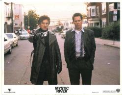 MYSTIC RIVER - GİZEMLİ NEHİR FİLMİNİN ORJİNAL LOBİ KARTI - SEAN PENN, TIM ROBBINS, KEVIN BACON - USA DÖNEM BASKISIDIR - NO: 1