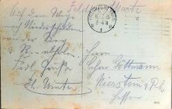 Kartpostal - FRANKFURT - Bismarckdenkmal und Schauspielhaus (1915)